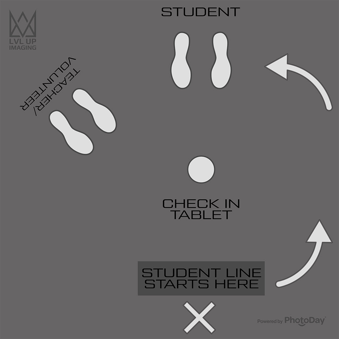 Photoday Check-In Station Floor Guide