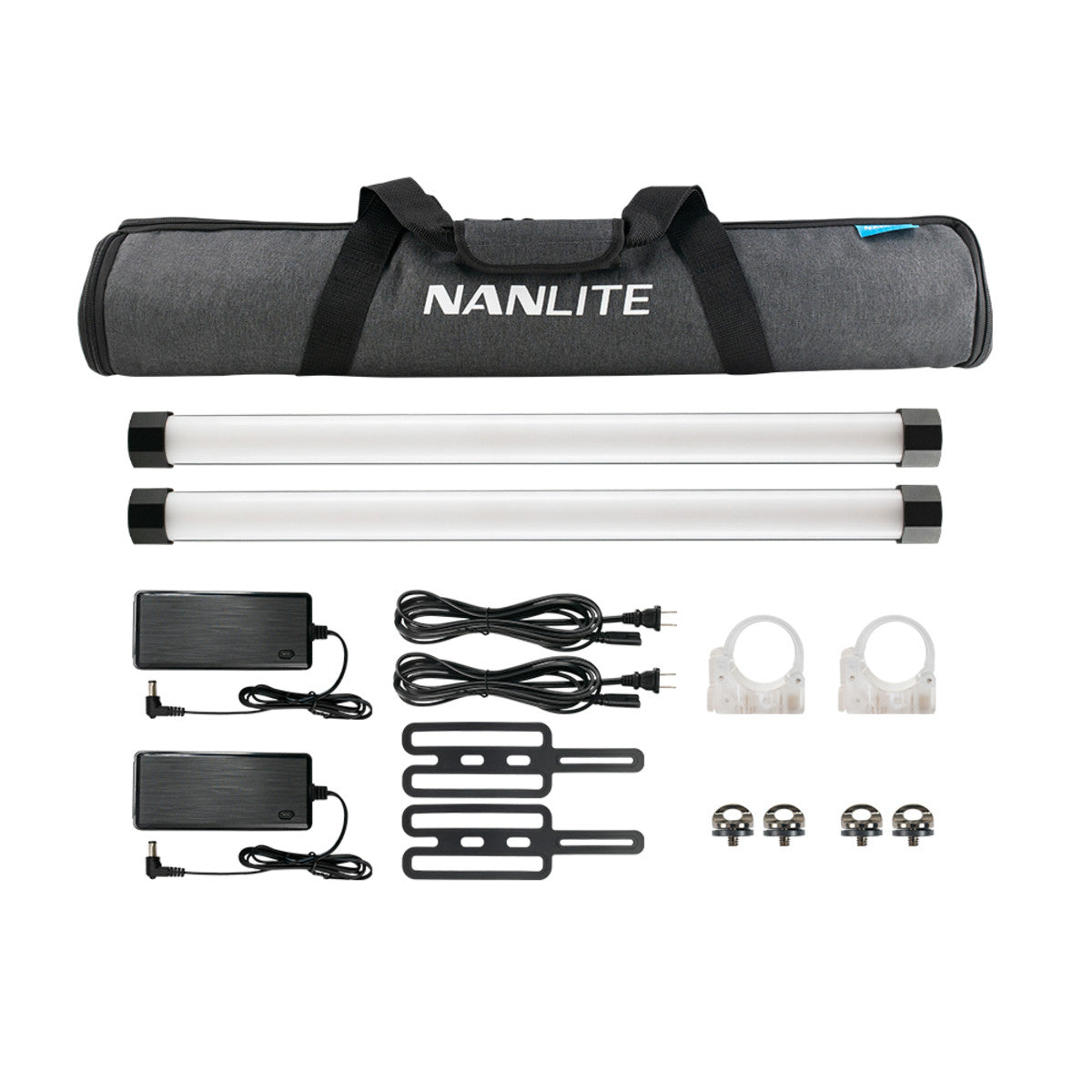 Nanlite PavoTube II 15X 2' RGBWW LED Pixel Tube with Internal Battery 2 Light Kit
